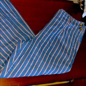 NWT cropped wide leg AE pants